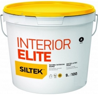 Фарба Siltek Interior Top Latex латексна стійка до миття  База А. (9 л )