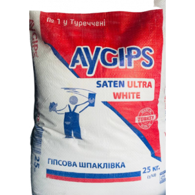 Aygips Saten Ultra White (мішок 25 кг)