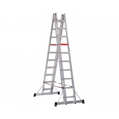 Телескопічна алюмінієва драбина VIRASTAR 2x6 сходинок