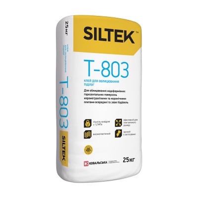 Клей для плитки ГРЕС Siltek T-803 25 кг