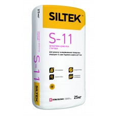 Шпаклівка цементна стартова Siltek S-11 (25 кг)