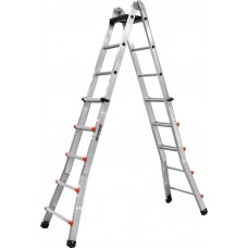 Телескопическая лестница SVELT SCALISSIMA "R" 9+9 ступеней