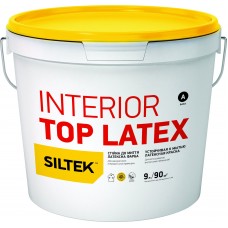 Фарба Siltek Interior Top Latex латексна стійка до миття  База А. (9 л )